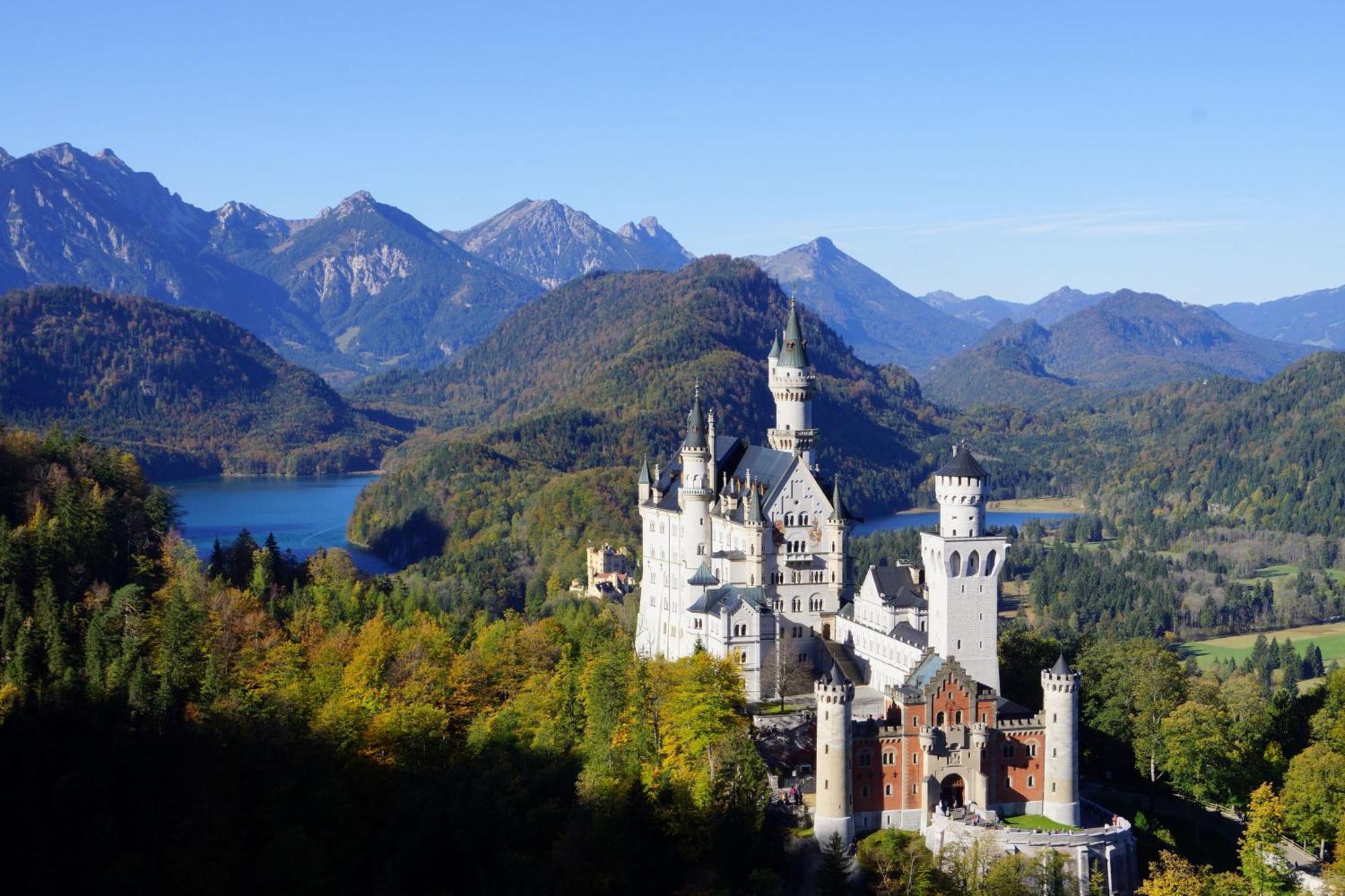 Ferienwohnung Herzstueck Im Haus Schlossblick Füssen Exteriör bild